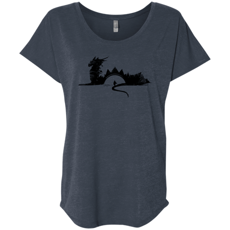 T-Shirts Vintage Navy / X-Small You Know Nuthin Triblend Dolman Sleeve