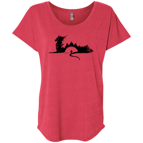 T-Shirts Vintage Red / X-Small You Know Nuthin Triblend Dolman Sleeve