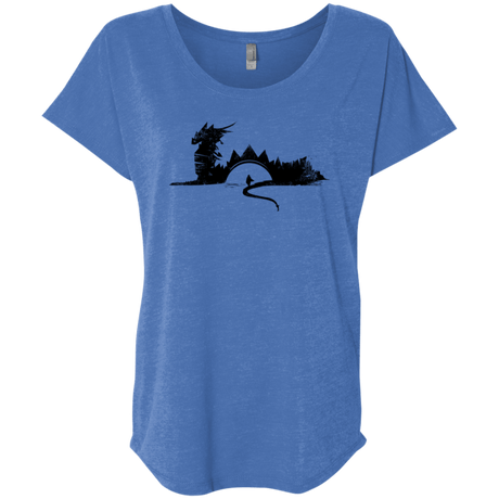 T-Shirts Vintage Royal / X-Small You Know Nuthin Triblend Dolman Sleeve