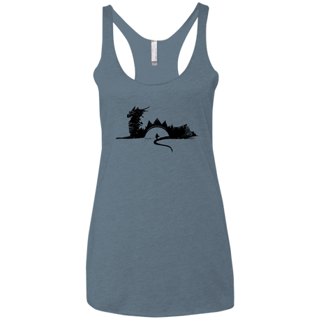 T-Shirts Indigo / X-Small You Know Nuthin Women's Triblend Racerback Tank