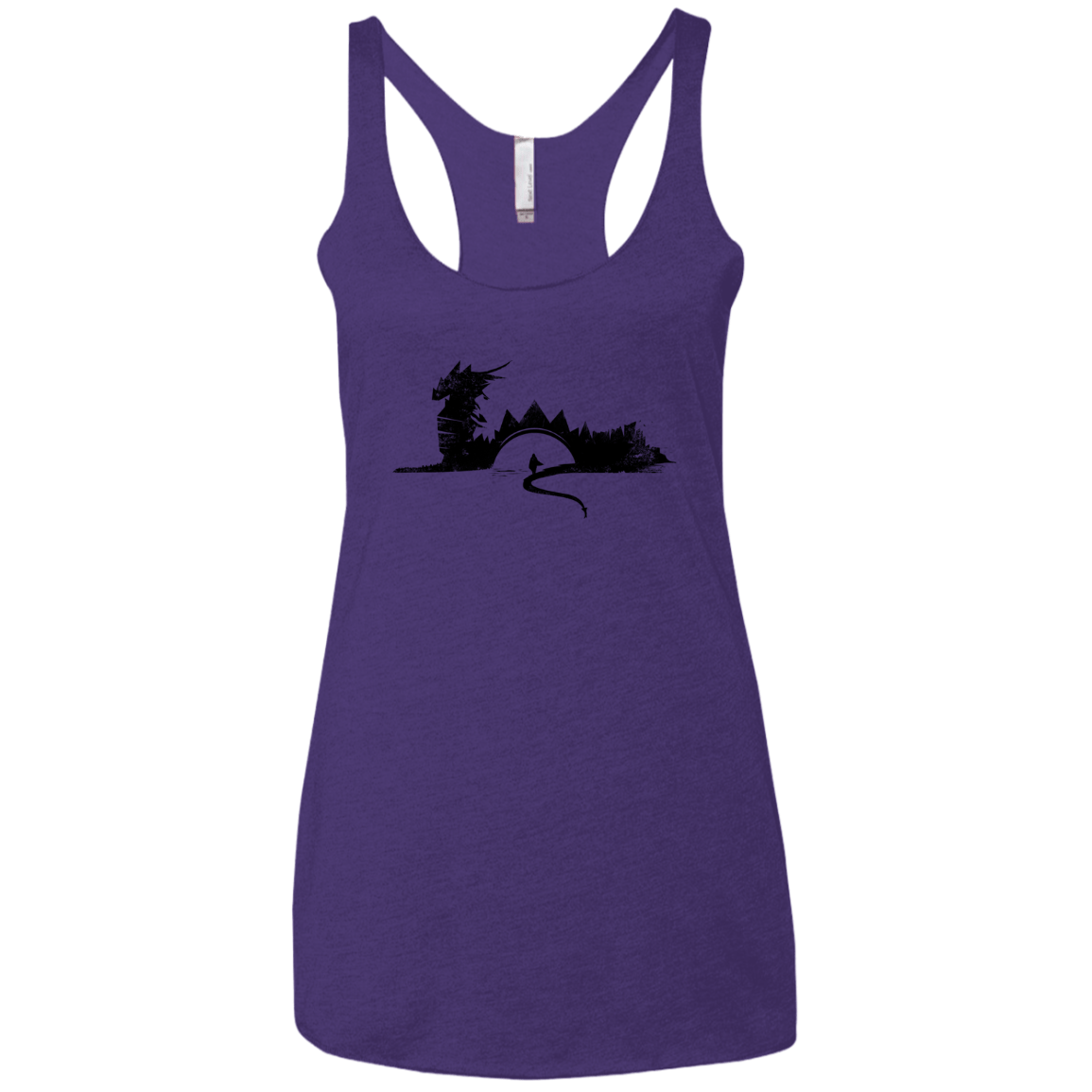 T-Shirts Purple Rush / X-Small You Know Nuthin Women's Triblend Racerback Tank