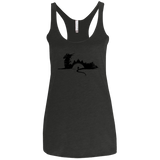 T-Shirts Vintage Black / X-Small You Know Nuthin Women's Triblend Racerback Tank