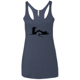 T-Shirts Vintage Navy / X-Small You Know Nuthin Women's Triblend Racerback Tank