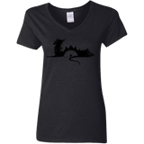 T-Shirts Black / S You Know Nuthin Women's V-Neck T-Shirt