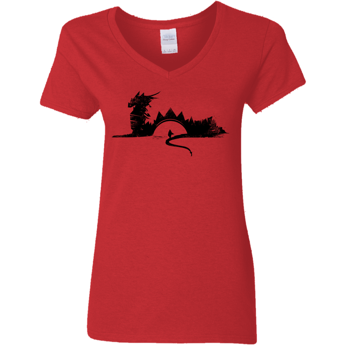 T-Shirts Red / S You Know Nuthin Women's V-Neck T-Shirt