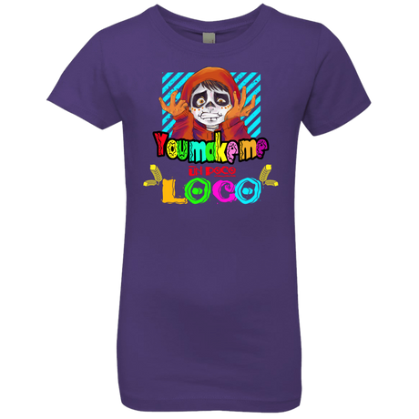 T-Shirts Purple Rush / YXS You Make Me Un Poco Loco Girls Premium T-Shirt