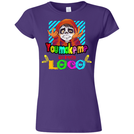 T-Shirts Purple / S You Make Me Un Poco Loco Junior Slimmer-Fit T-Shirt