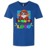 T-Shirts Royal / X-Small You Make Me Un Poco Loco Men's Premium V-Neck