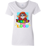 T-Shirts White / S You Make Me Un Poco Loco Women's V-Neck T-Shirt