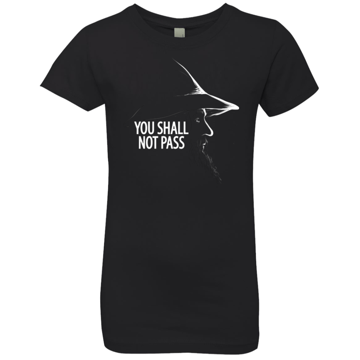 T-Shirts Black / YXS YOU SHALL NOT PASS (2) Girls Premium T-Shirt