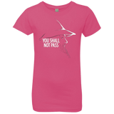 T-Shirts Hot Pink / YXS YOU SHALL NOT PASS (2) Girls Premium T-Shirt