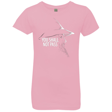 T-Shirts Light Pink / YXS YOU SHALL NOT PASS (2) Girls Premium T-Shirt