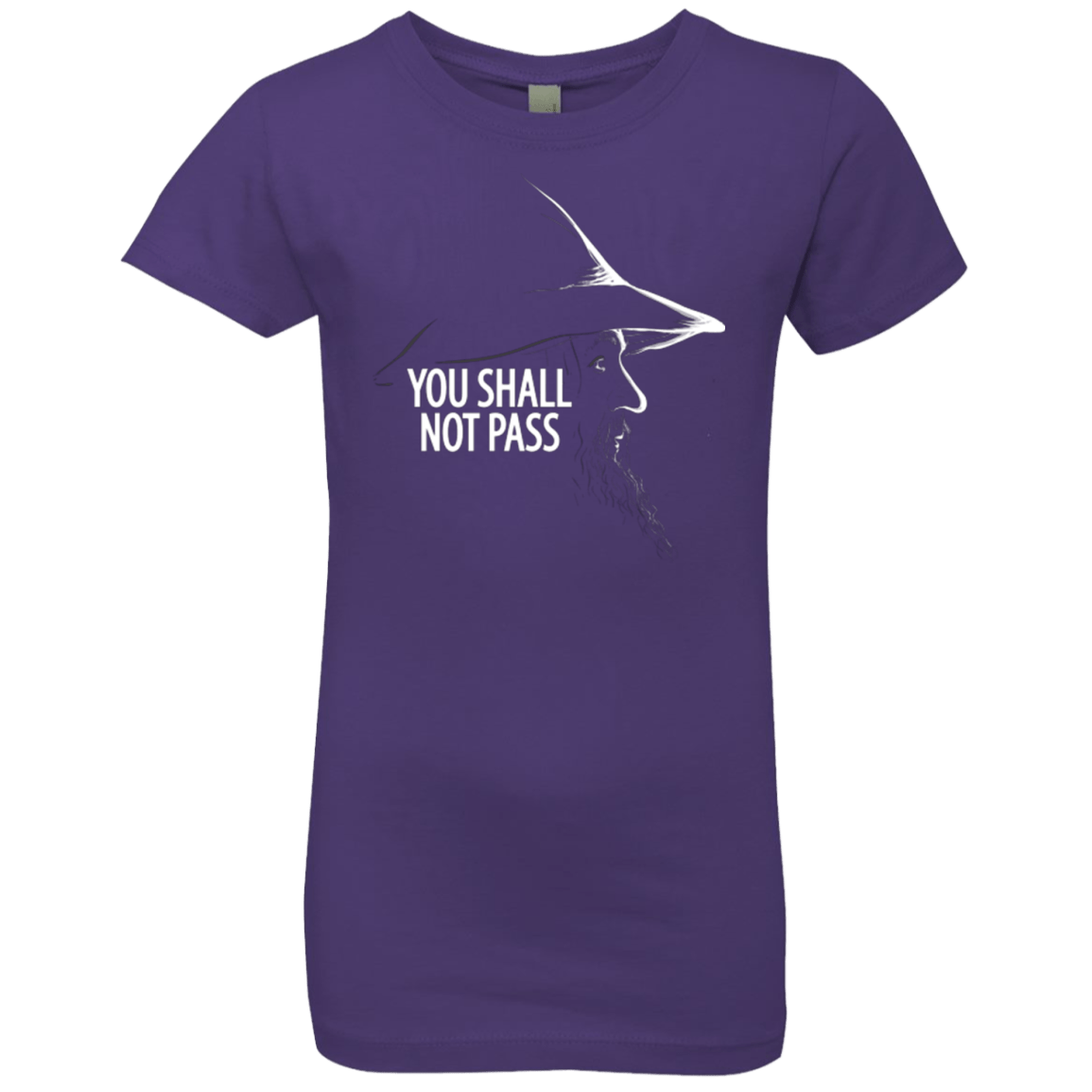 T-Shirts Purple Rush / YXS YOU SHALL NOT PASS (2) Girls Premium T-Shirt