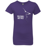 T-Shirts Purple Rush / YXS YOU SHALL NOT PASS (2) Girls Premium T-Shirt