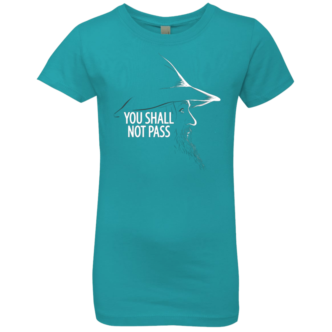 T-Shirts Tahiti Blue / YXS YOU SHALL NOT PASS (2) Girls Premium T-Shirt