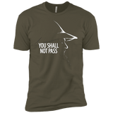 T-Shirts Military Green / X-Small YOU SHALL NOT PASS (2) Men's Premium T-Shirt