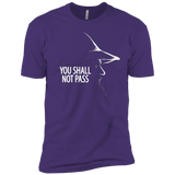 T-Shirts Purple / X-Small YOU SHALL NOT PASS (2) Men's Premium T-Shirt