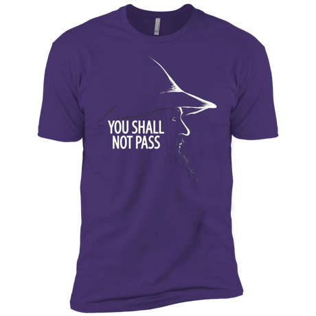 T-Shirts Purple / X-Small YOU SHALL NOT PASS (2) Men's Premium T-Shirt