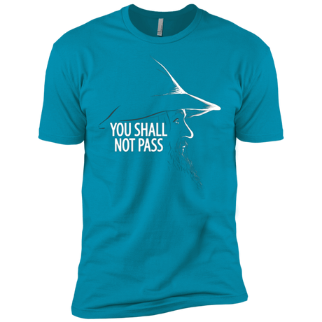 T-Shirts Turquoise / X-Small YOU SHALL NOT PASS (2) Men's Premium T-Shirt