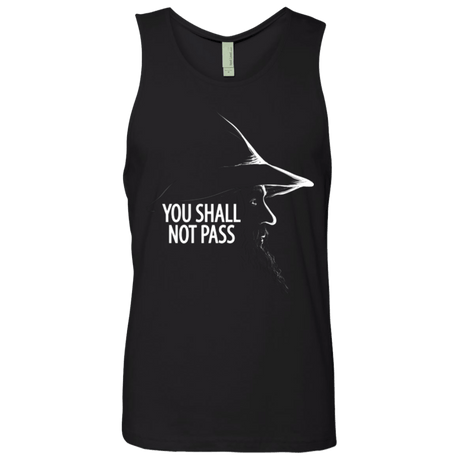 T-Shirts Black / Small YOU SHALL NOT PASS (2) Men's Premium Tank Top