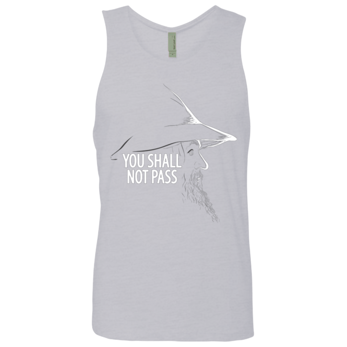 T-Shirts Heather Grey / Small YOU SHALL NOT PASS (2) Men's Premium Tank Top