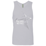 T-Shirts Heather Grey / Small YOU SHALL NOT PASS (2) Men's Premium Tank Top