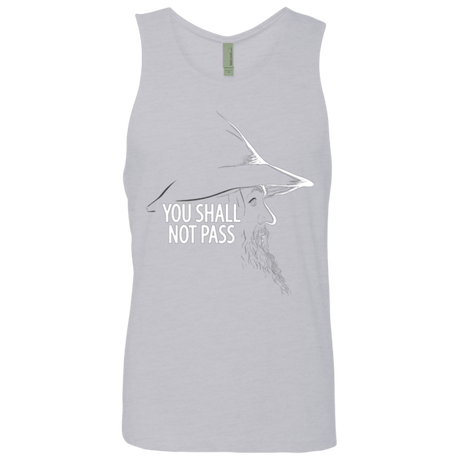 T-Shirts Heather Grey / Small YOU SHALL NOT PASS (2) Men's Premium Tank Top