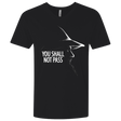 T-Shirts Black / X-Small YOU SHALL NOT PASS (2) Men's Premium V-Neck