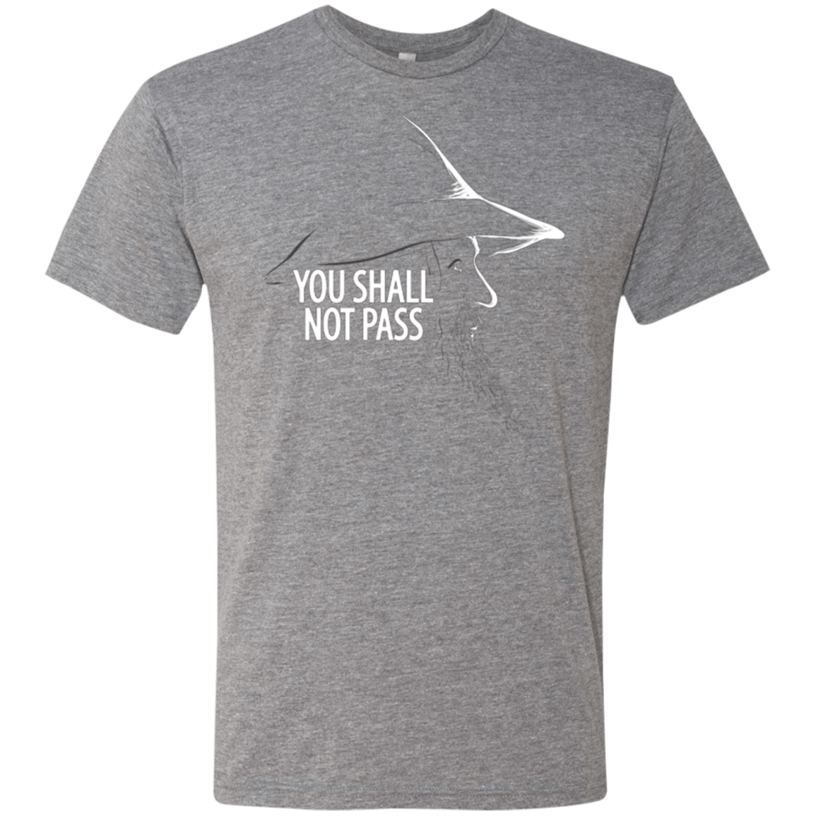 T-Shirts Premium Heather / Small YOU SHALL NOT PASS (2) Men's Triblend T-Shirt