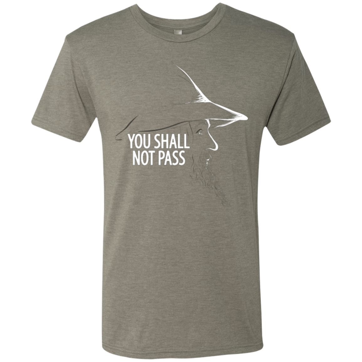 T-Shirts Venetian Grey / Small YOU SHALL NOT PASS (2) Men's Triblend T-Shirt