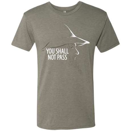 T-Shirts Venetian Grey / Small YOU SHALL NOT PASS (2) Men's Triblend T-Shirt