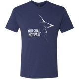 T-Shirts Vintage Navy / Small YOU SHALL NOT PASS (2) Men's Triblend T-Shirt