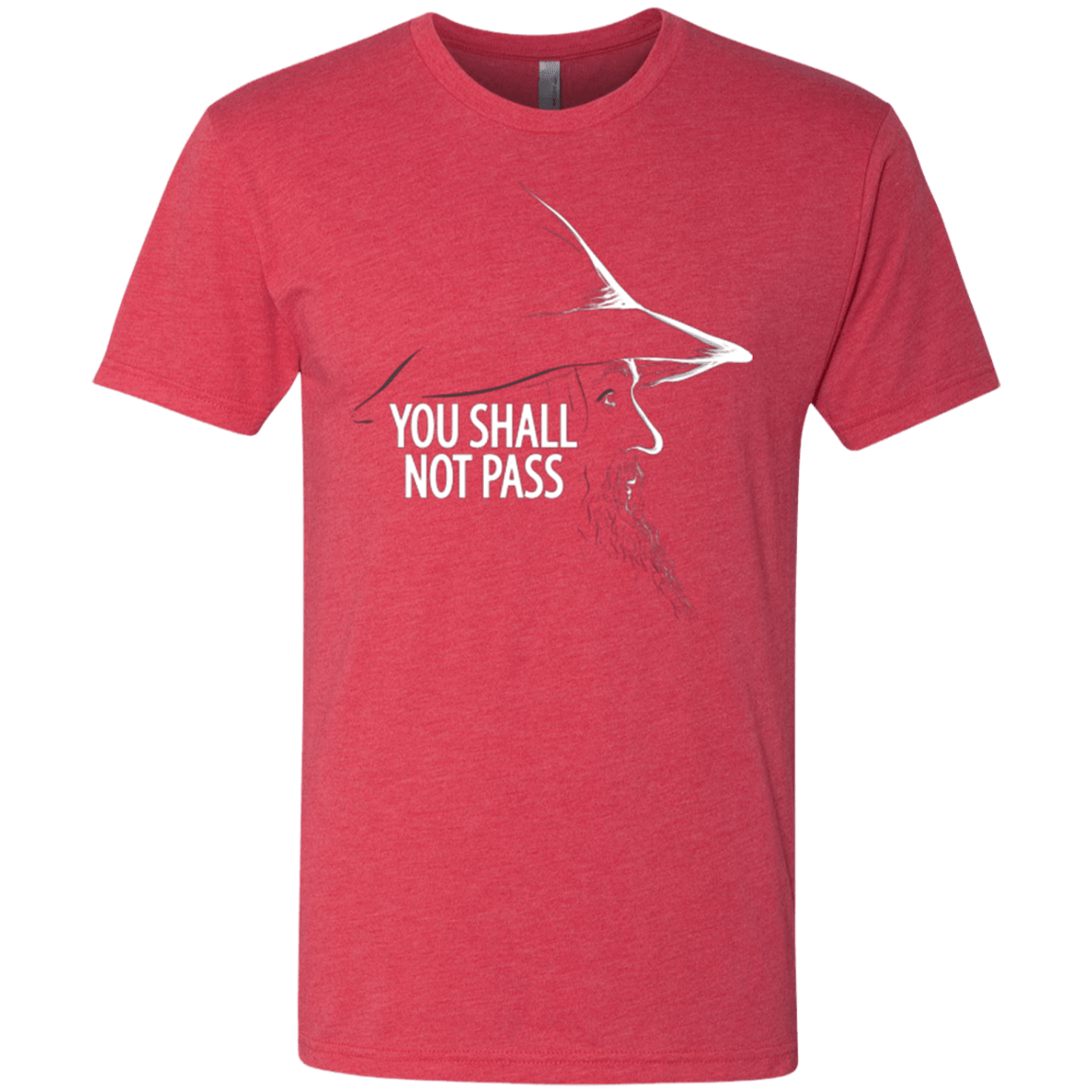 T-Shirts Vintage Red / Small YOU SHALL NOT PASS (2) Men's Triblend T-Shirt