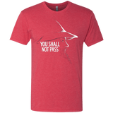 T-Shirts Vintage Red / Small YOU SHALL NOT PASS (2) Men's Triblend T-Shirt