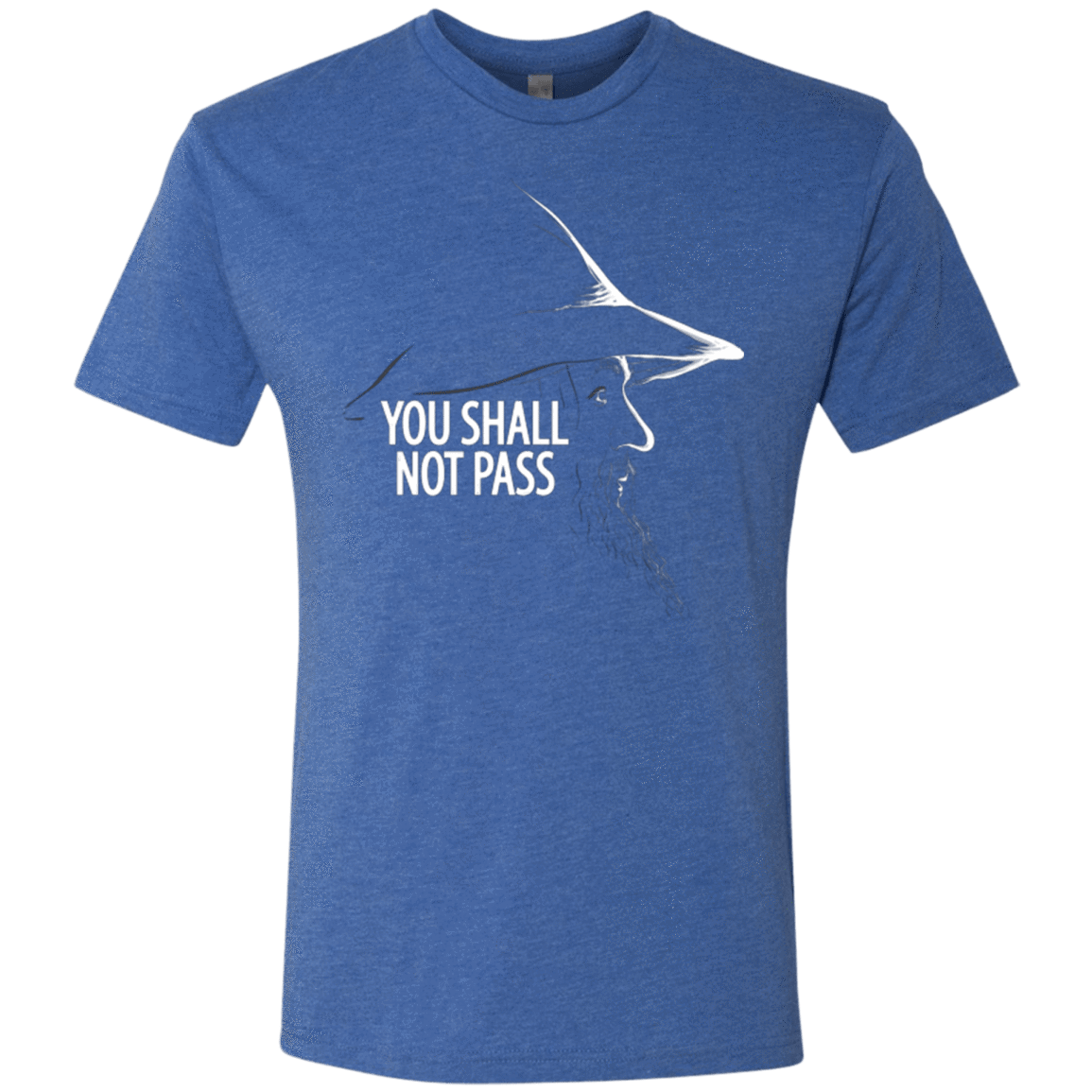 T-Shirts Vintage Royal / Small YOU SHALL NOT PASS (2) Men's Triblend T-Shirt