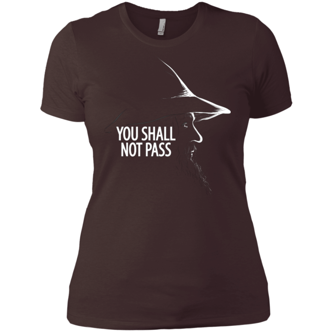 T-Shirts Dark Chocolate / X-Small YOU SHALL NOT PASS (2) Women's Premium T-Shirt