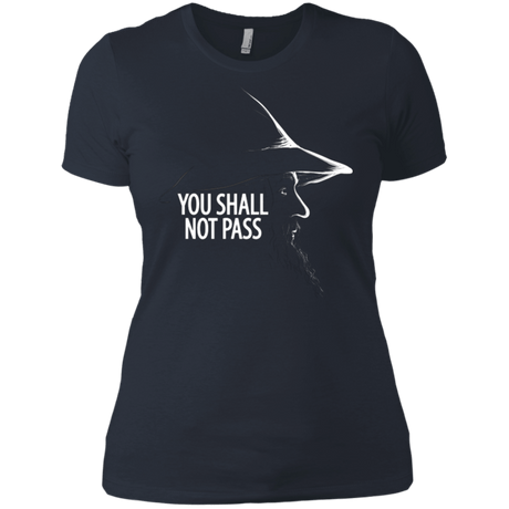 T-Shirts Indigo / X-Small YOU SHALL NOT PASS (2) Women's Premium T-Shirt