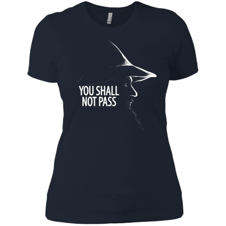 T-Shirts Midnight Navy / X-Small YOU SHALL NOT PASS (2) Women's Premium T-Shirt