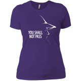 T-Shirts Purple / X-Small YOU SHALL NOT PASS (2) Women's Premium T-Shirt