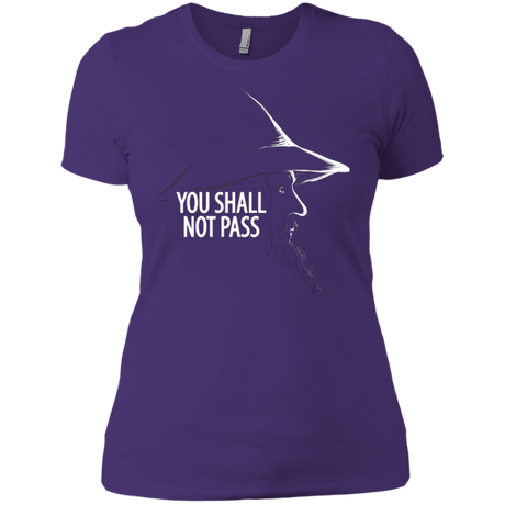 T-Shirts Purple / X-Small YOU SHALL NOT PASS (2) Women's Premium T-Shirt