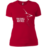 T-Shirts Red / X-Small YOU SHALL NOT PASS (2) Women's Premium T-Shirt