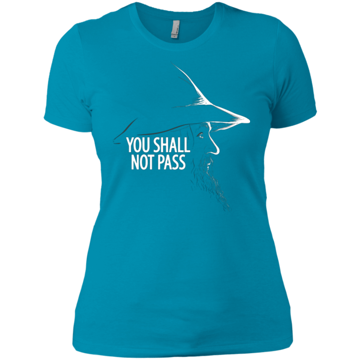 T-Shirts Turquoise / X-Small YOU SHALL NOT PASS (2) Women's Premium T-Shirt