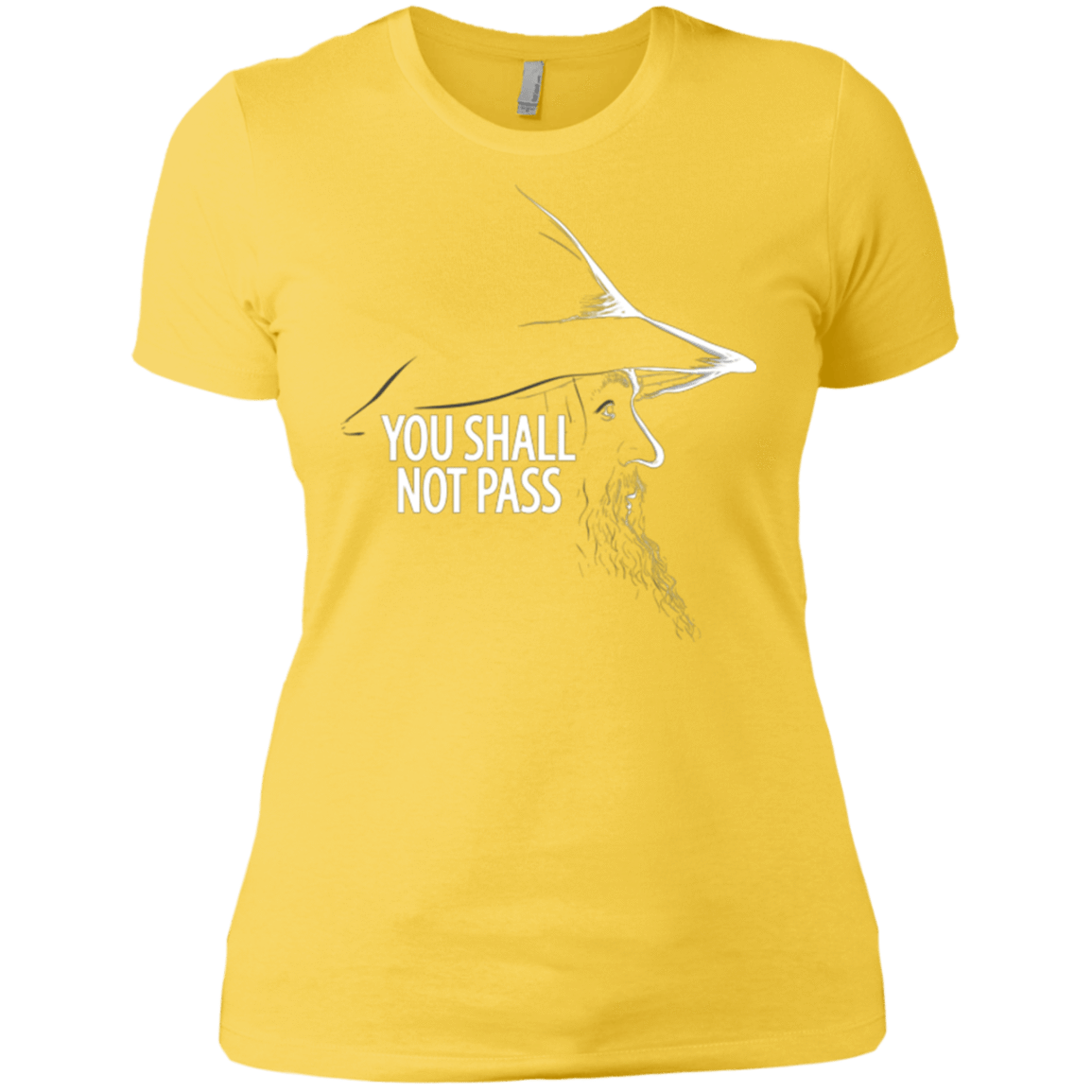 T-Shirts Vibrant Yellow / X-Small YOU SHALL NOT PASS (2) Women's Premium T-Shirt