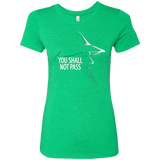 T-Shirts Envy / Small YOU SHALL NOT PASS (2) Women's Triblend T-Shirt