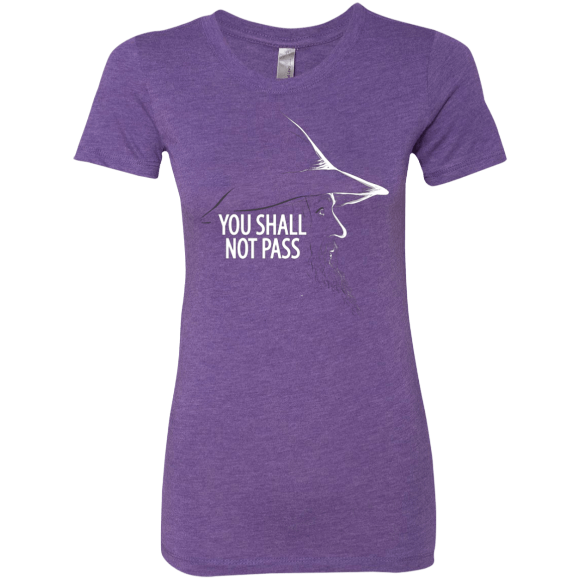 T-Shirts Purple Rush / Small YOU SHALL NOT PASS (2) Women's Triblend T-Shirt