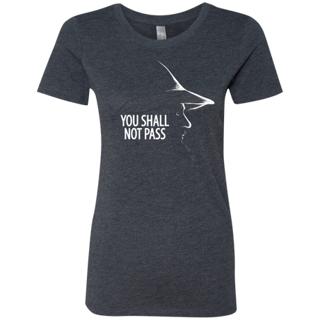 T-Shirts Vintage Navy / Small YOU SHALL NOT PASS (2) Women's Triblend T-Shirt