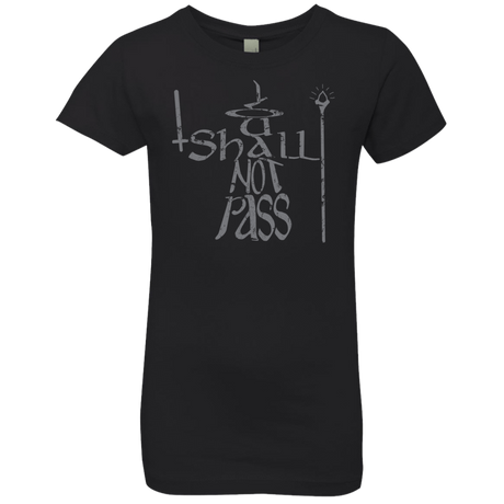 T-Shirts Black / YXS You Shall Not Pass Girls Premium T-Shirt