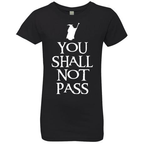 T-Shirts Black / YXS You shall not pass Girls Premium T-Shirt