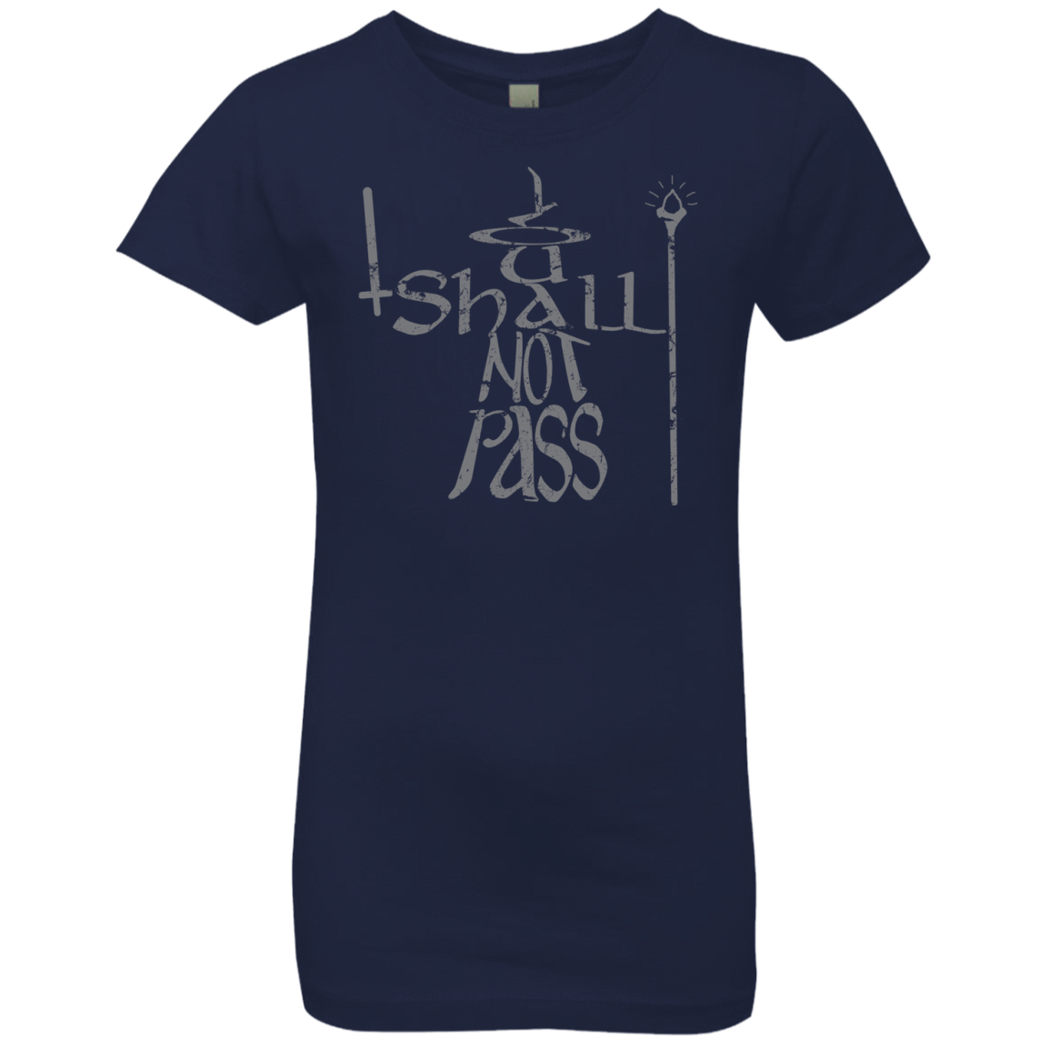 T-Shirts Midnight Navy / YXS You Shall Not Pass Girls Premium T-Shirt