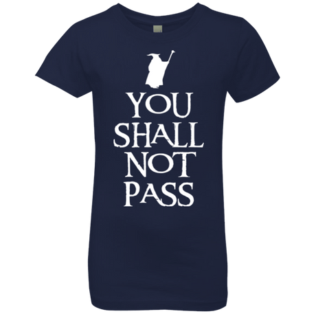 T-Shirts Midnight Navy / YXS You shall not pass Girls Premium T-Shirt